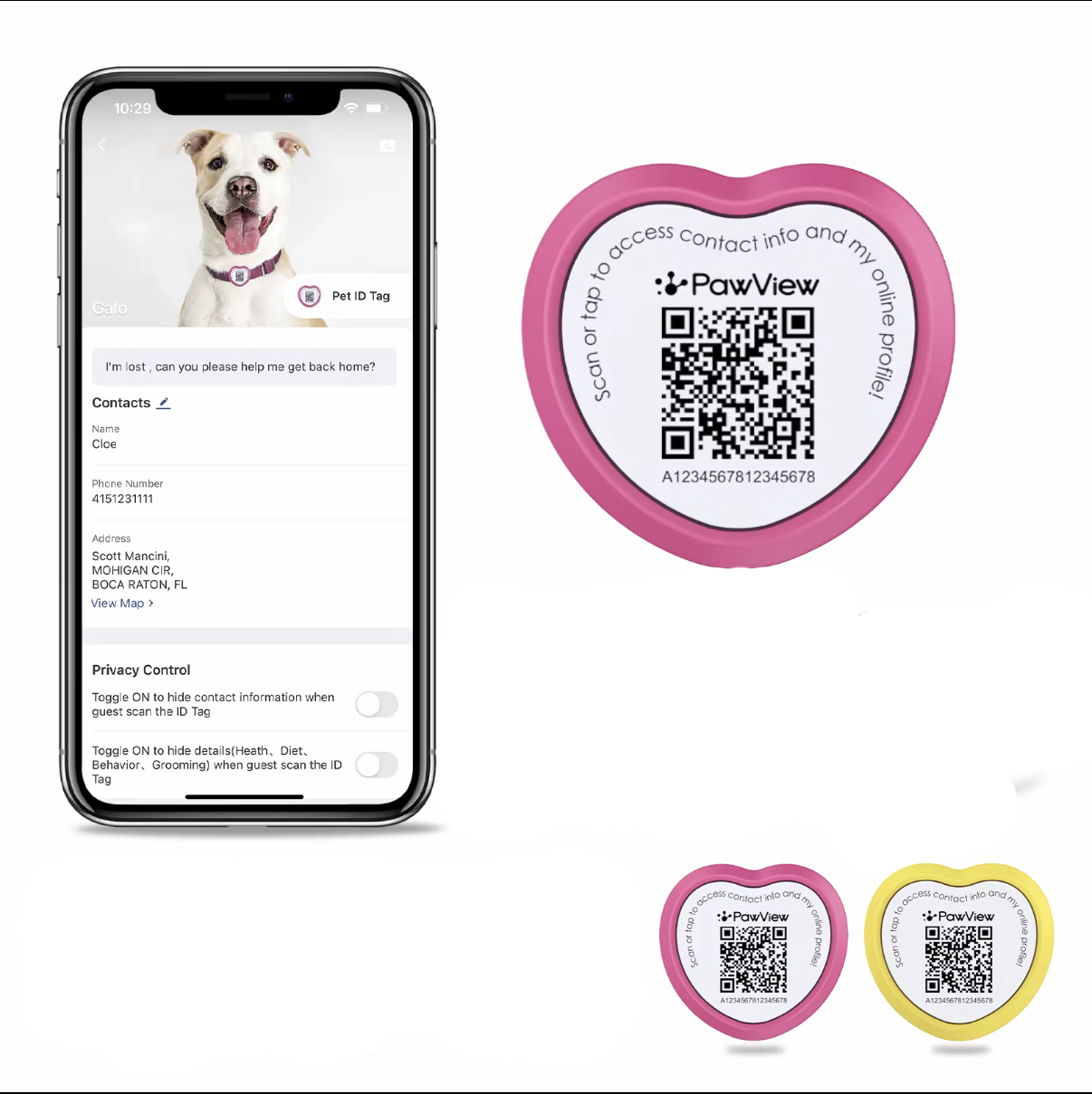 تگ هوشمند QR CODE قلاده