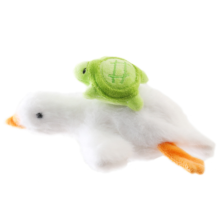 اسباببازی گربه مدل غاز سفید شارژی Electric White Goose Cat